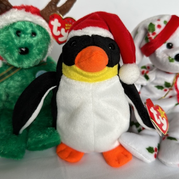 Ty Beanie Baby *Retired* Holiday Penguin Zero January Birthday 1-2-1998 EUC